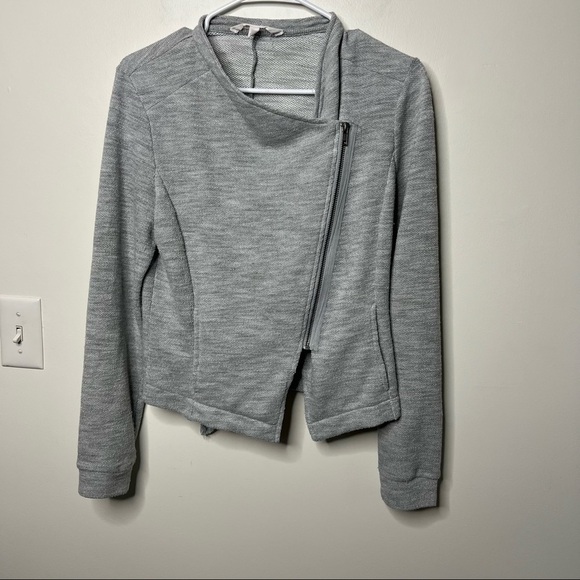 BB Dakota Knits Electric Jacket in Light Heather Grey - Picture 5 of 8